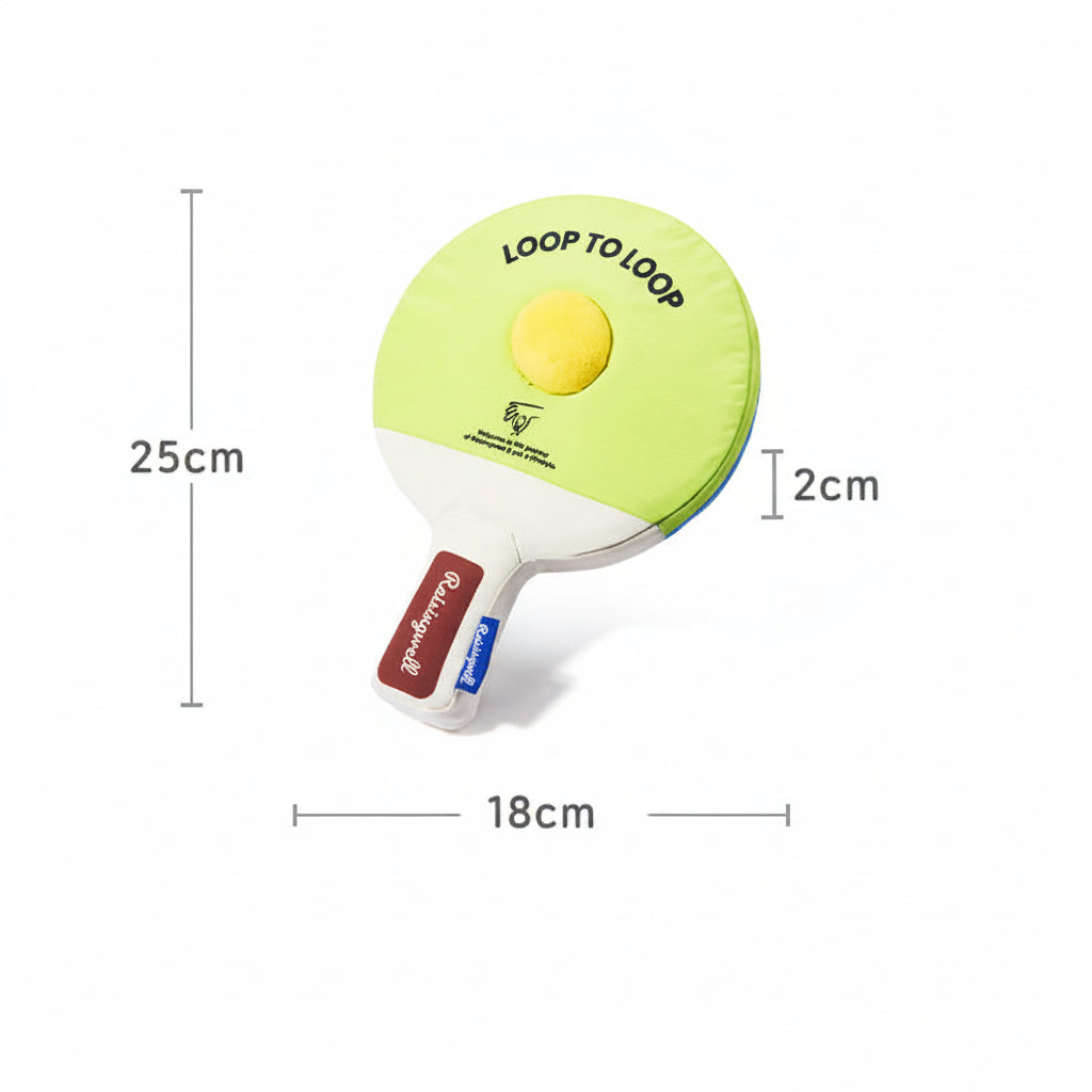 Table Tennis Racket Enrichment Toy