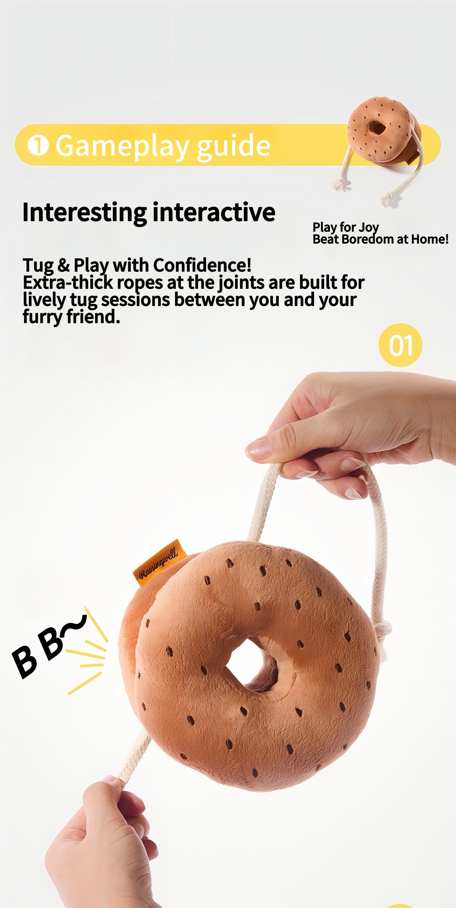 Bagels Enrichment Toy