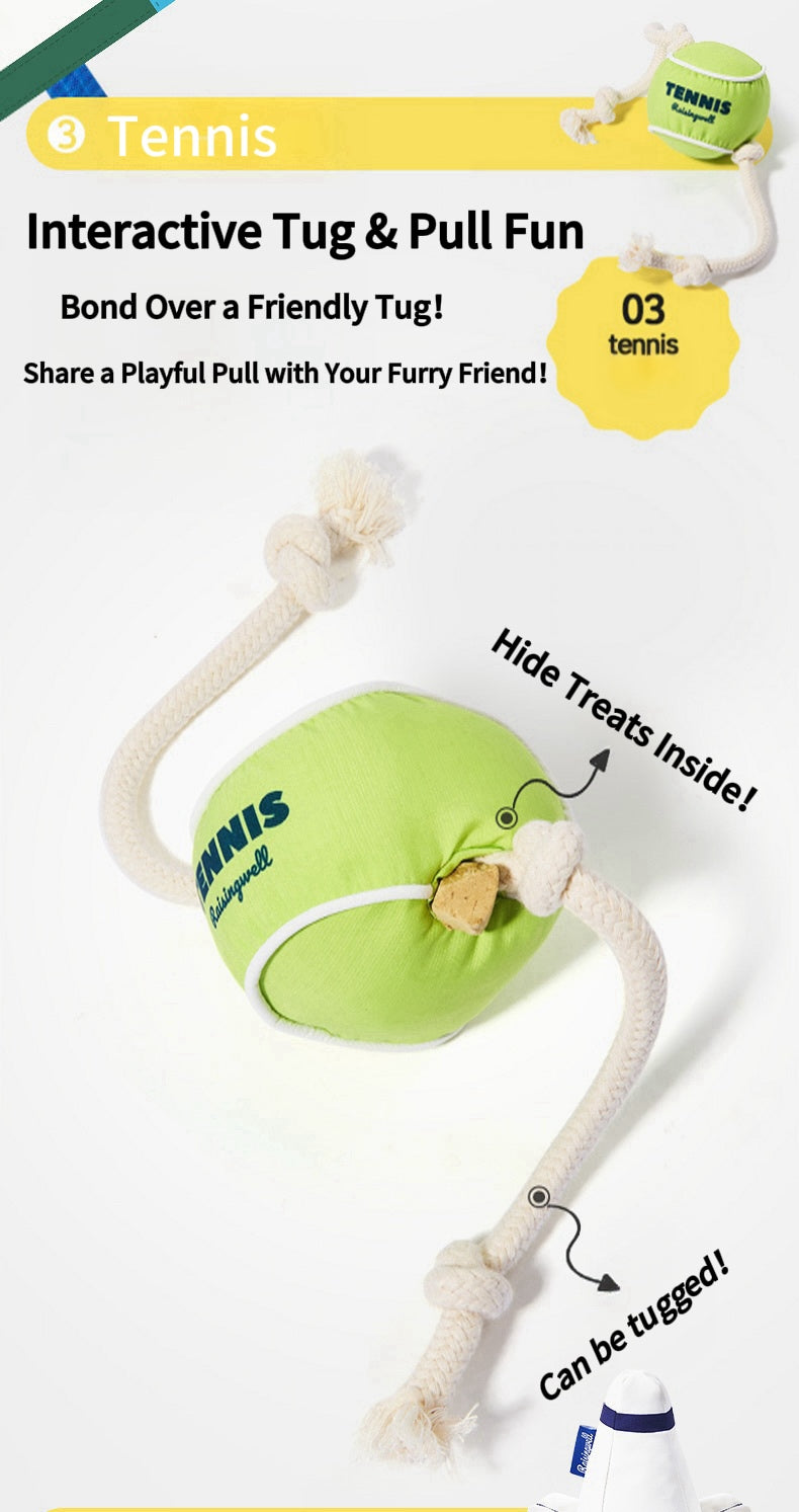 Tennis Enrichment Toy