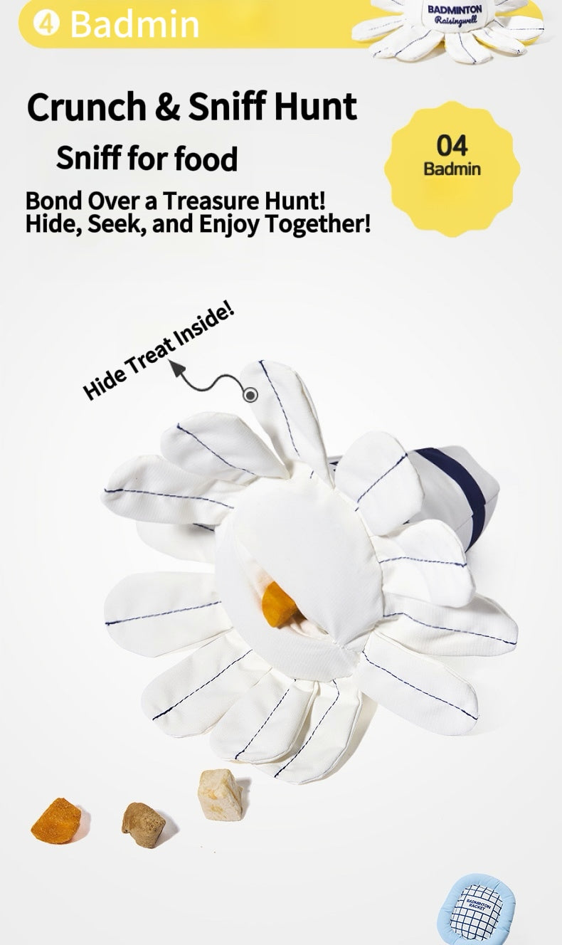 Badminton Shuttlecock Enrichment Toy