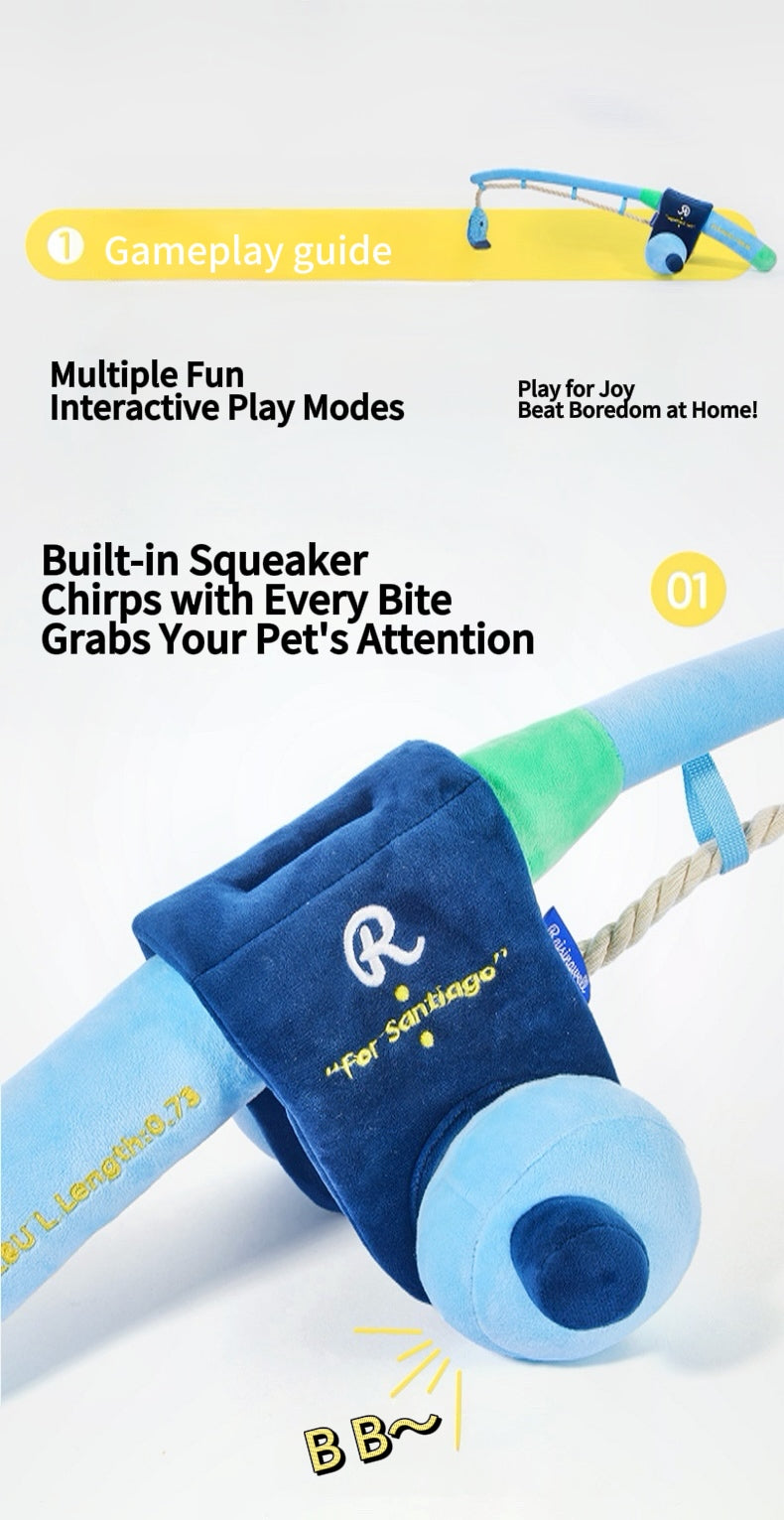 Fishing Rod Enrichment Toy