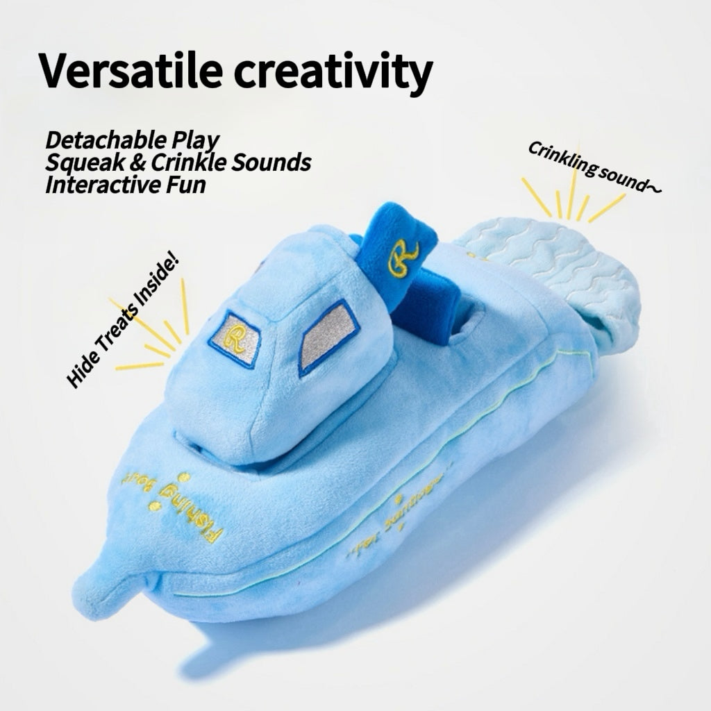 Fishing Boat Enrichment Toy
