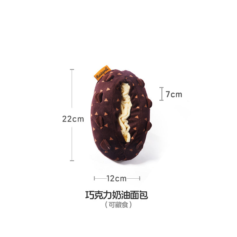 Chocolate Bun Enrichment Toy