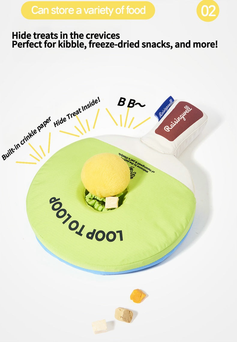 Table Tennis Racket Enrichment Toy