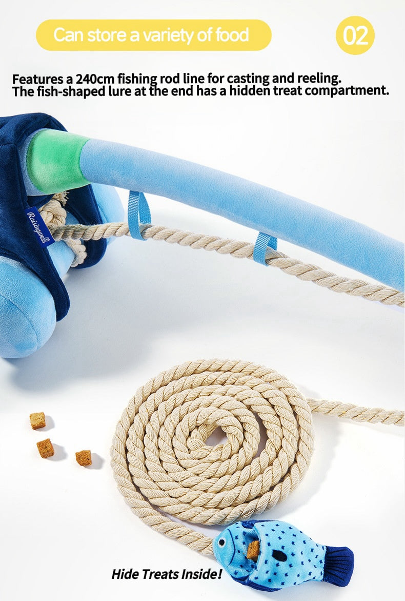 Fishing Rod Enrichment Toy