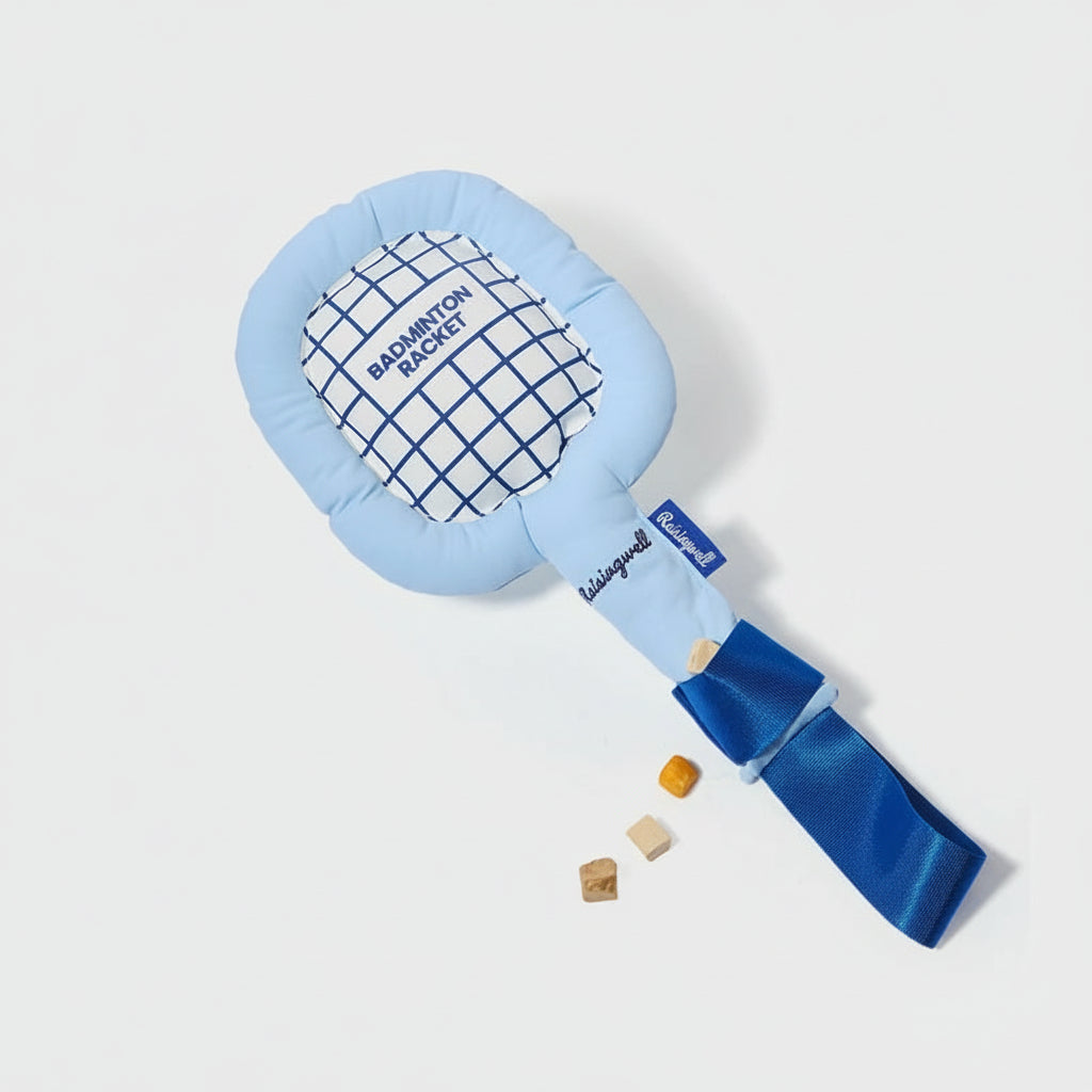 Badminton Racket Enrichment Toy