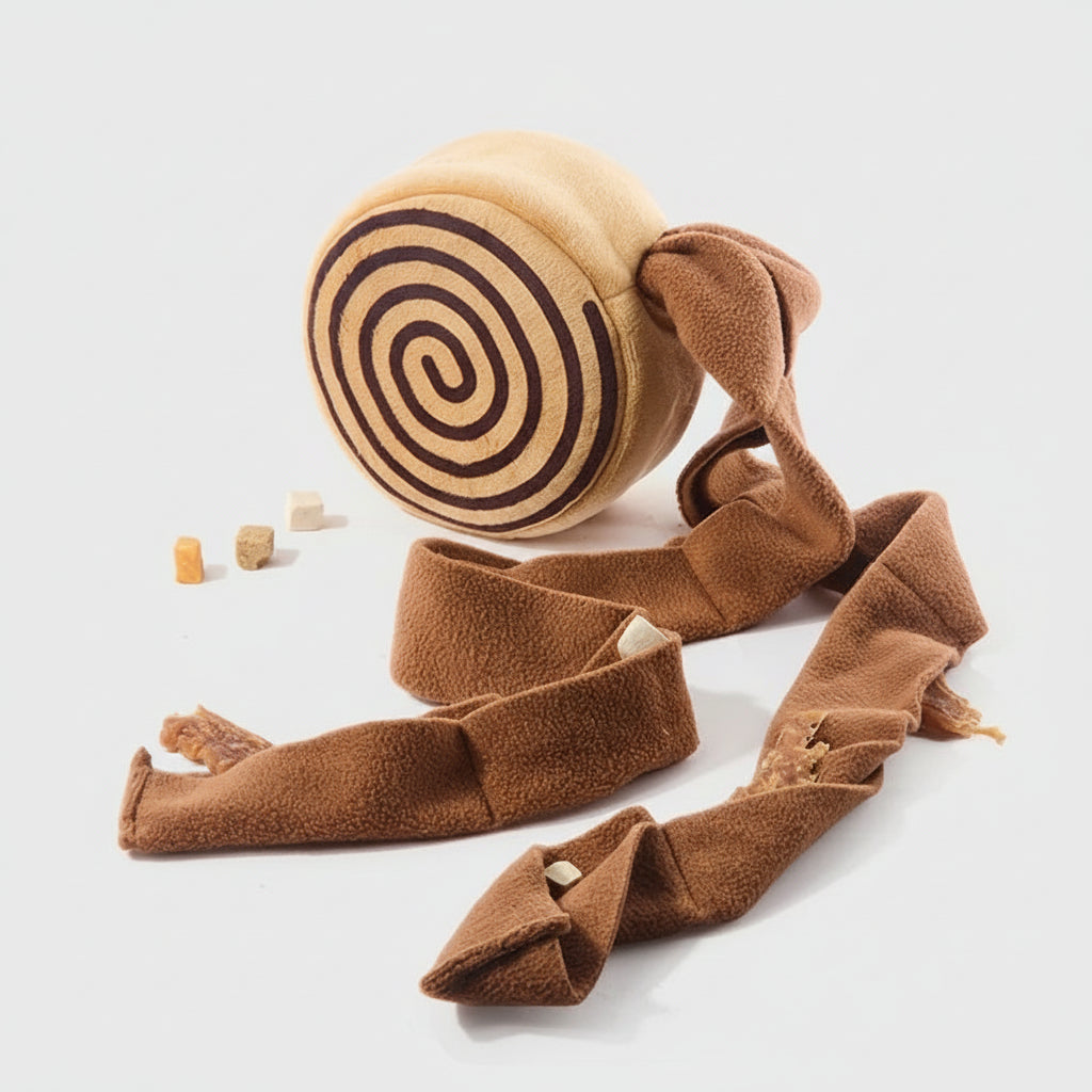 Cinnamon Roll Enrichment Toy