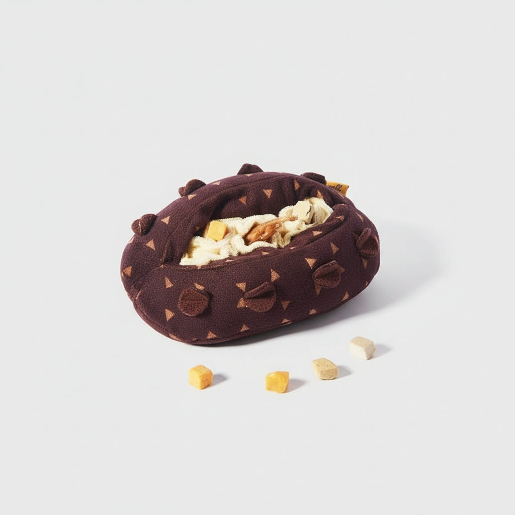 Chocolate Bun Enrichment Toy