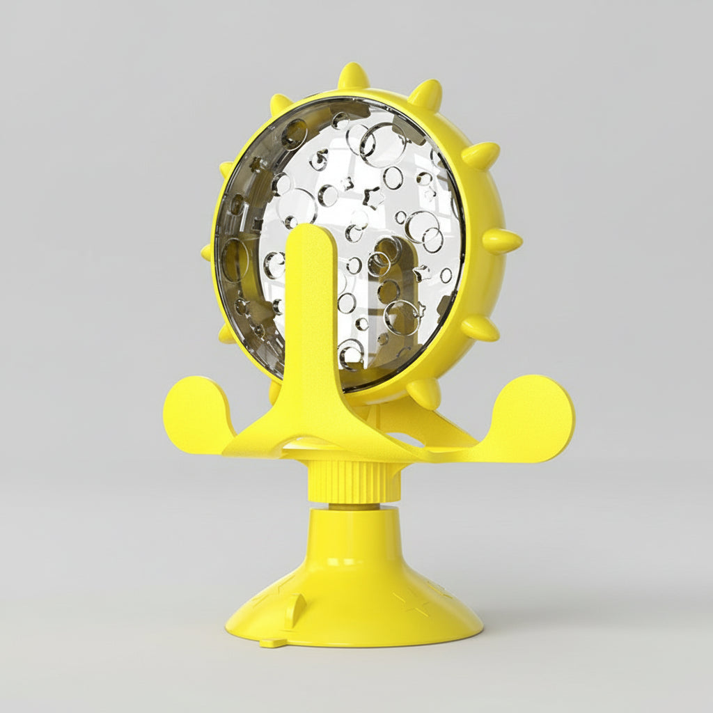 Food Spinning Windmill Treat Feeder for Cats