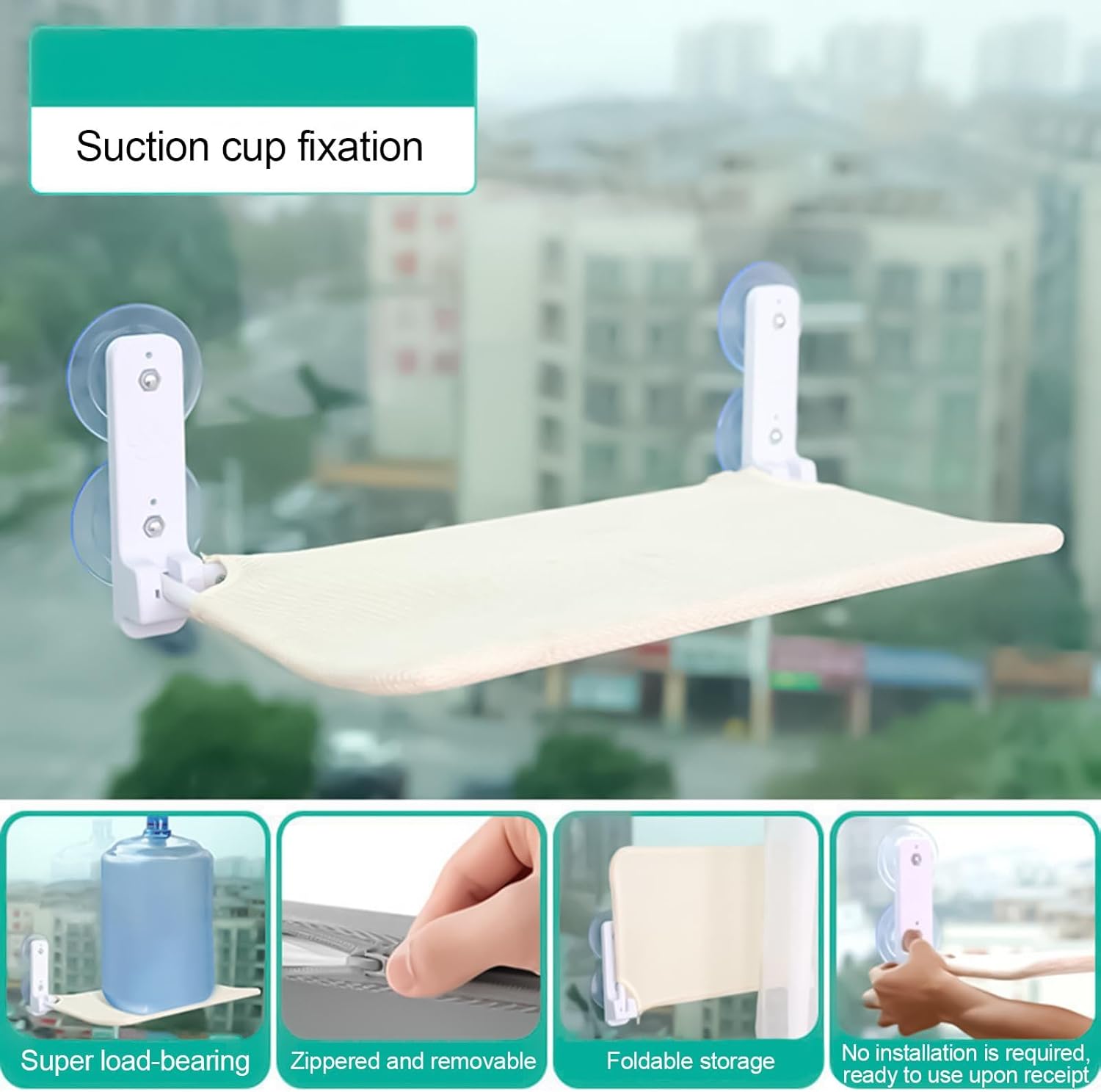 Cordless Cat Window Perch