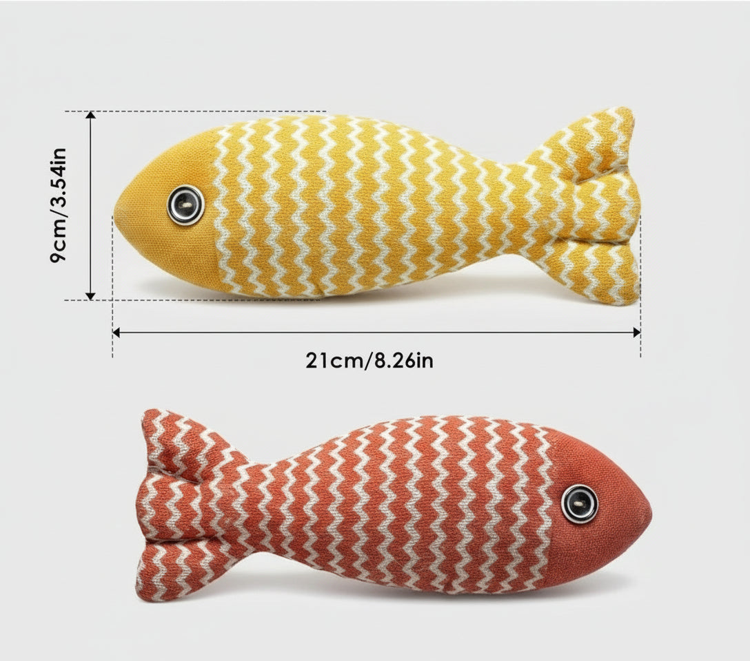Catnip Fish Toys