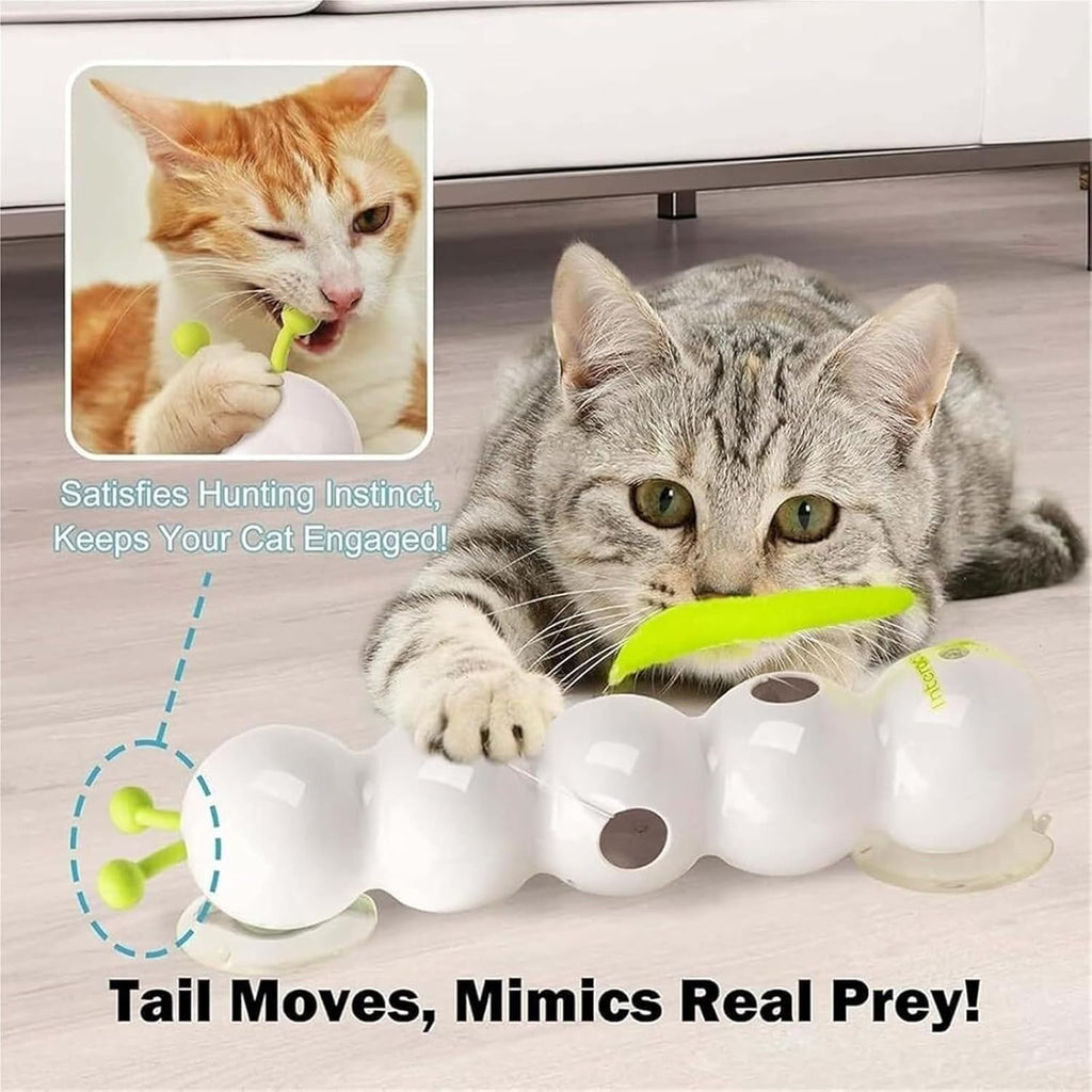 Whirlie Smart Motion Cat Toy with Worm Design