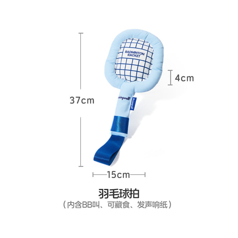 Badminton Racket Enrichment Toy