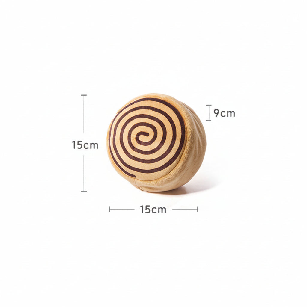 Cinnamon Roll Enrichment Toy